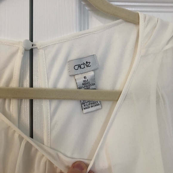 Cache Dress with white sequins - Picture 5 of 5